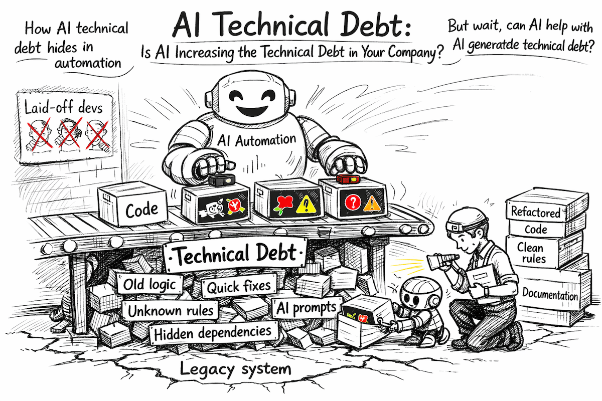 AI Technical Debt: Is AI Increasing the Technical Debt in Your Company?
